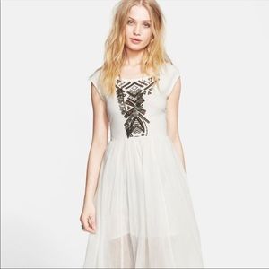 Free People ToosaLoosa Slub Meadows Dress